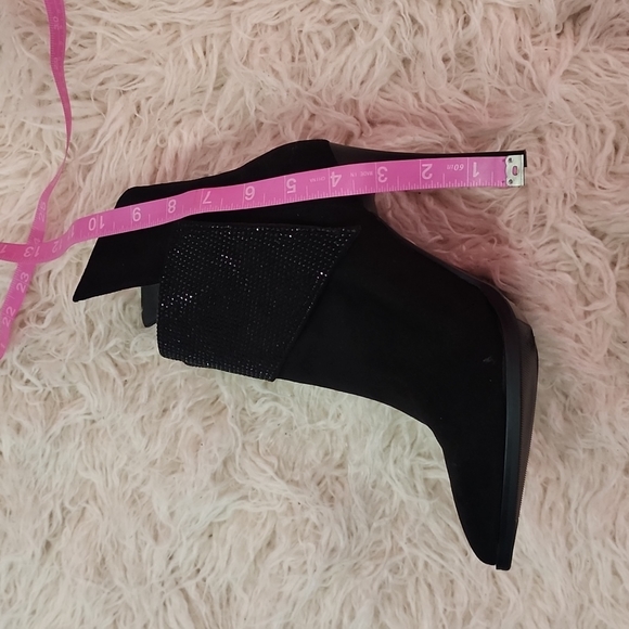 NEW! Atalina ADY0124 Suede Pointed Toe High Heel Ankle Dress Boot - Picture 9 of 9